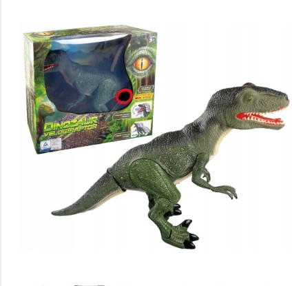 Dinozaur VELOCIRAPTOR CHODZĄCY Z DŹWIĘKIEM