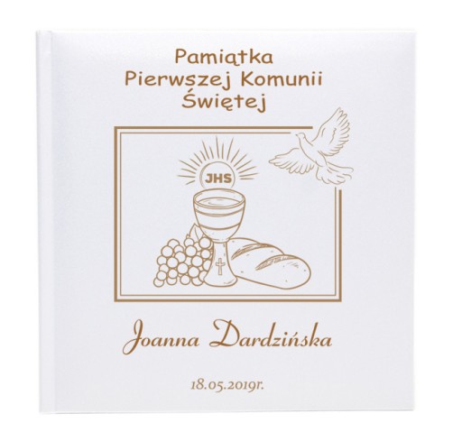 Album na zdjęcia PERSONALIZOWANY Pierwsza Komunia