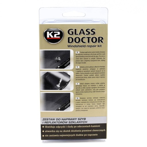 Zestaw do Naprawy Szyb K2 Glass Doctor B350