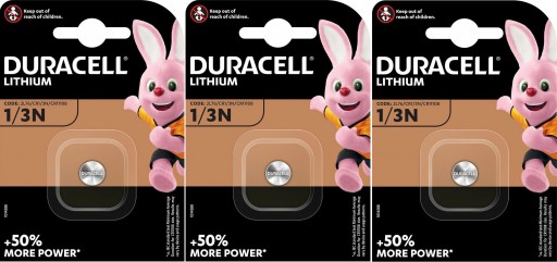3x BATERIA LITOWA DURACELL 2L76 CR1/3N DL1/3N