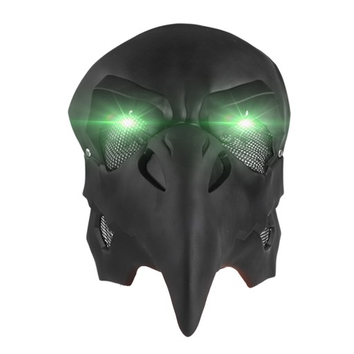 MASKA CYFROWA LED STEROWANA GESTAMI NA HALLOWEEN