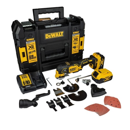 DCS356P2 DEWALT Wielofunkcyjne narzędzie Multi-Tool 2x5Ah TSTAK osprzęt