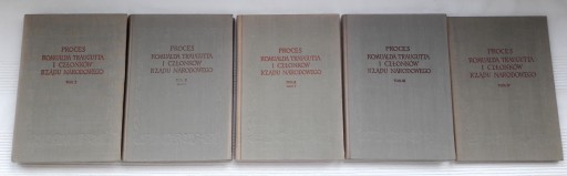 Proces Romualda Traugutta i członków Rządu Tom 1-4