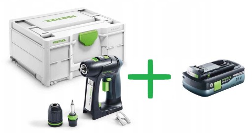 FESTOOL WIERTARKO-WKRĘTARKA C 18-Basic 577050