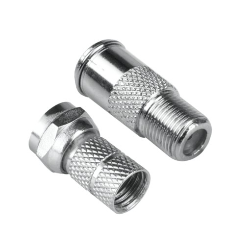Adapter gniazdo TV-gniazdo F + wtyk F