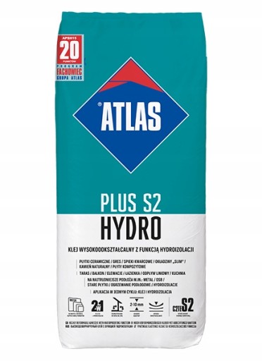 ATLAS PLUS S2 HYDRO KLEJ WYSOKOODKSZTAŁCALNY 15KG