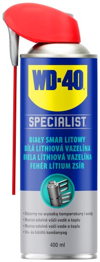 WD-40 BIAŁY SMAR LITOWY Z APLIKATOREM 400ml