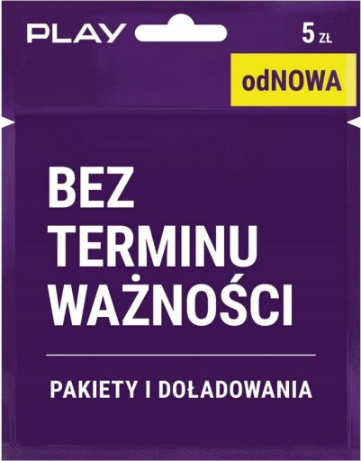 ZESTAW STARTOWY STARTER PLAY odNOWA BEZ TERMINU WAŻNOŚĆI