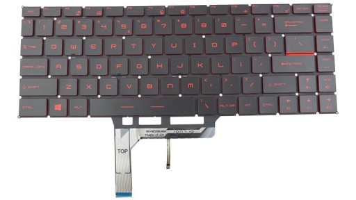 KLAWIATURA DO MSI MS-16R1 MS-16R3 MS-16R4 LED RED