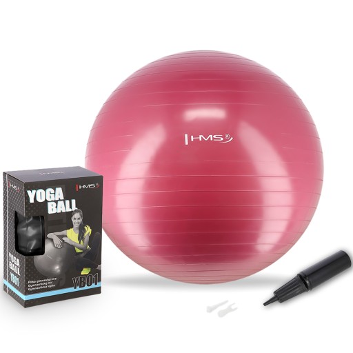 PIŁKA GIMNASTYCZNA DO ĆWICZEŃ 65cm DO JOGI FITNESS PILATES ANTYPOŚLIZGOWA