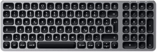 Klawiatura QWERTZ SATECHI Compact Backlit Bluetooth Keyboard