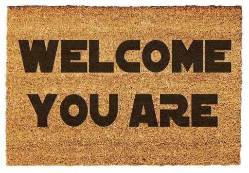 welcome wycieraczka star wars gwiezdne wojny