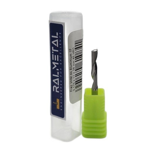 Frez VHM 1 piórowy do ALUMINIUM 3.175 x 17 x 38 mm