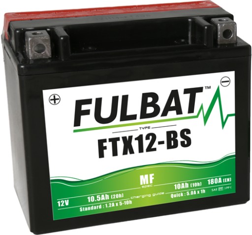 Akumulator Fulbat YTX12-BS MF 12V 10.5Ah 150A