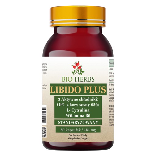 LIBIDO PLUS OPC KORA SOSNY L-CYTRULINA B6 80szt