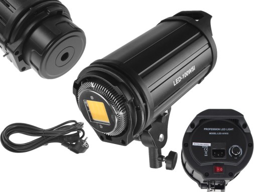 Lampa studyjna LED 100W odpowiednik 1000W m BOWENS