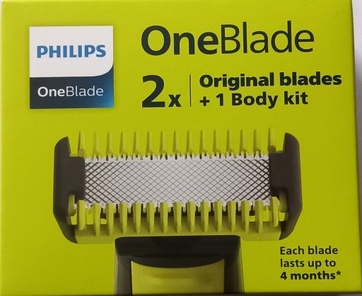 Philips OneBlade QP620/50 zestaw 2 ostrza nasadka*oryginał*nowe