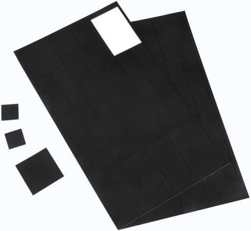 124x PŁYTY PŁYTYKI MAGNETYCZNE MAGNESY BIUROWE