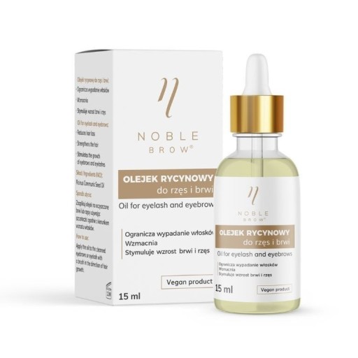 Olejek rycynowy do brwi i rzęs Noble Lashes 30 ml