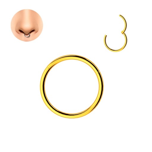 Kolczyk kółko clicker PIERCING septum 12 G