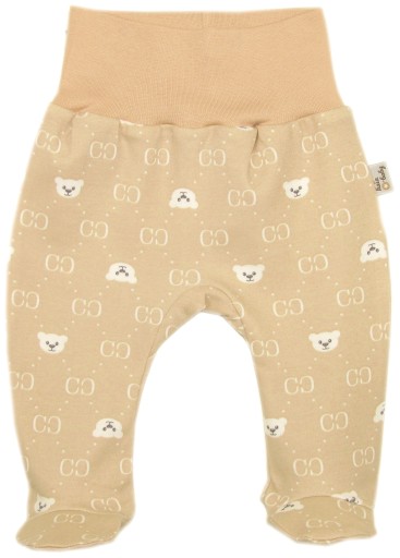 PÓŁŚPIOCHY BEZUCISKOWE r.68 BEIGE BABY BEAR /50/