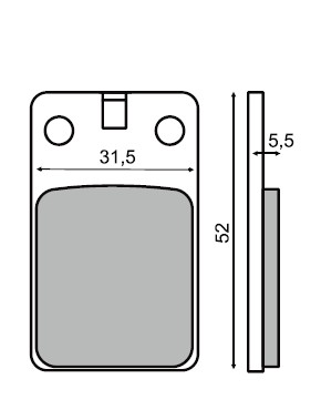 KLOCKI HAMULCOWE MALAGUTI F10 -RMS