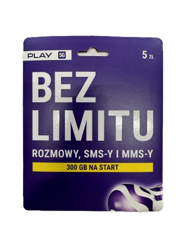 Play Starter Bez Limitu - Rozmowy, SMS-y i MMS-y