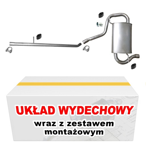 Tłumik komplet Dacia Duster 1.5 dCi 4x4