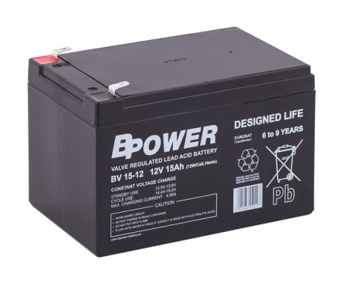Akumulator BPower BV 15-12 12 V 15 A