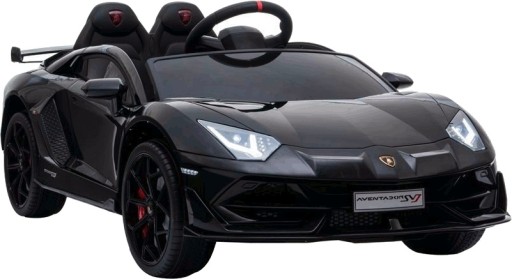 AUTO NA AKUMULATOR MP3 SKÓRA PILOT EVA LAMBORGHINI AVENTADOR CZARNY