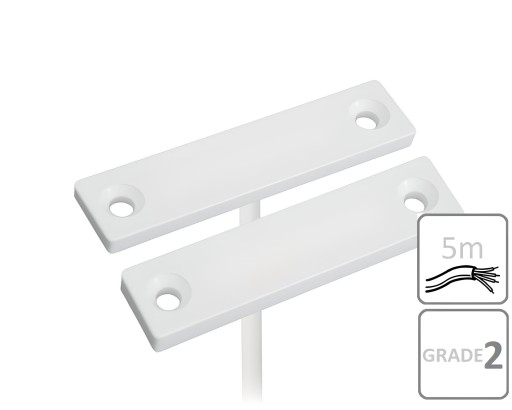 MC 746P-5 KONTAKTRON CZUJKA CZUJNIK MAGNETYCZNY BIAŁY NC NO OKNA ALARMTECH