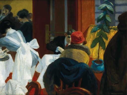 E Hopper Restauracja w Nowym Jorku 70x60 obraz Lue