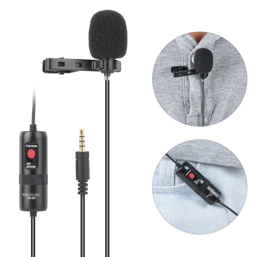 VBESTLIFE Clip on Lavalier OmNi kierunkowy