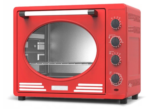 RETRO PIEKARNIK ELEKTRYCZNY TERMOOBIEG+ROŻNO 35L