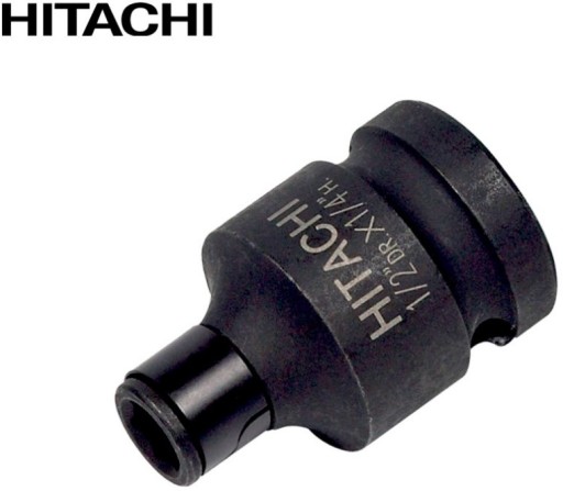 Adapter kwadrat 1/2''x hex 1/4'' udar bity HITACHI