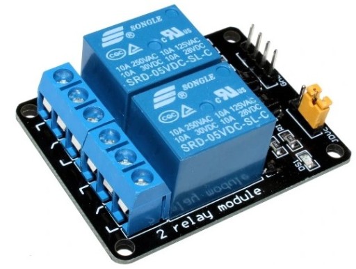 Przekaźnik 2-kanałowy moduł 5V AVR Arduino 10A