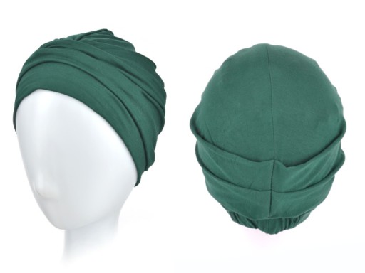 Turban po chemioterapii SANDRA B245, skład bambus i elastan, czapeczka