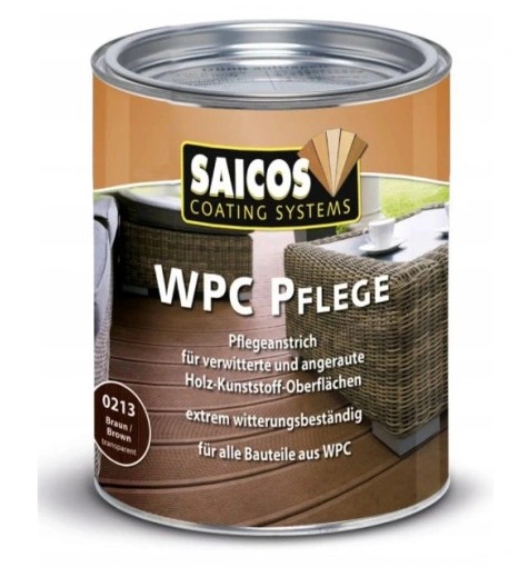 Saicos WPC 0213 do konserwacji kompozytów brązowy 2,5L