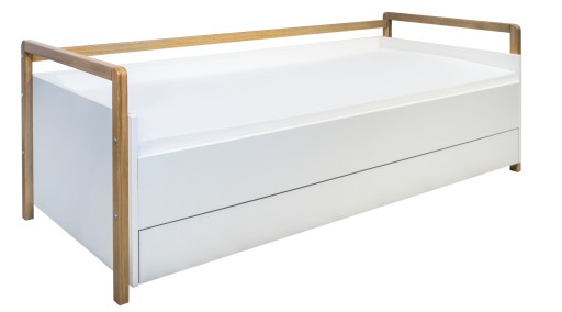 KOCOT KIDS BIAŁE KLASYCZNE ŁÓŻKO DZIECIĘCE 180X80 CM VICTOR TAPCZAN