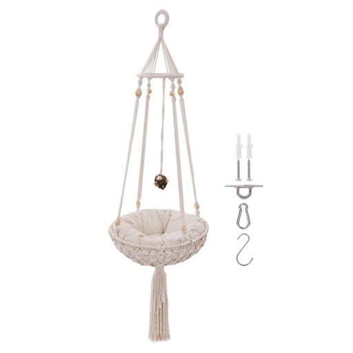 Macrame Cat Hamak Kitten Huśtawka Bohemian
