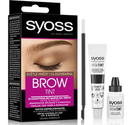 Syoss Brow Tint farbka do brwi odcień Light Brown 10 ml