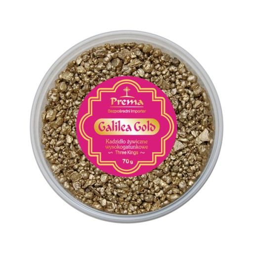 GALILEA GOLD kadzidło żywiczne kościelne 70g Prema