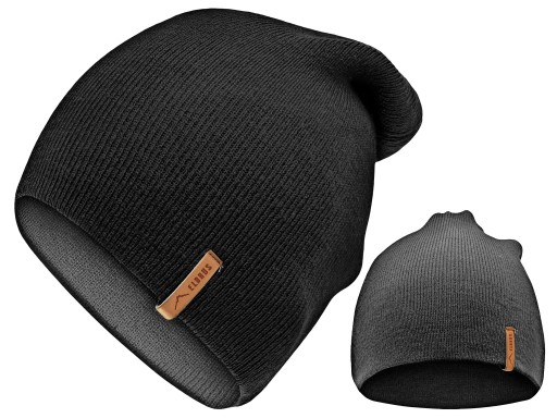 CZAPKA ZIMOWA MĘSKA ELBRUS TREND CZAPKA BEANIE SPORTOWA CIEPŁA DWUSTRONNA