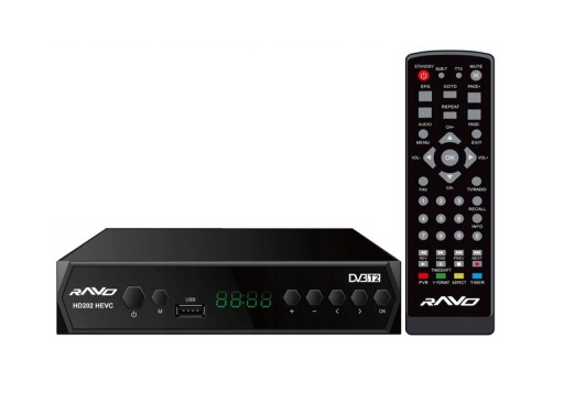 Dekoder/Tuner DVB-C Ravo HD202 HEVC