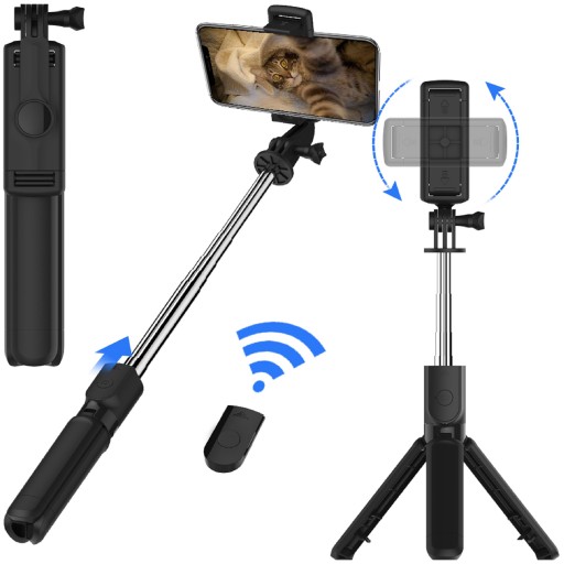 KIJEK DO SELFIE STICK TRIPOD STATYW PILOT BLUETOOT