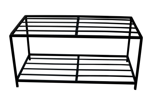 Półka metalowa czarna Loft 80 cm RAFI 2 NOWOCZESNA