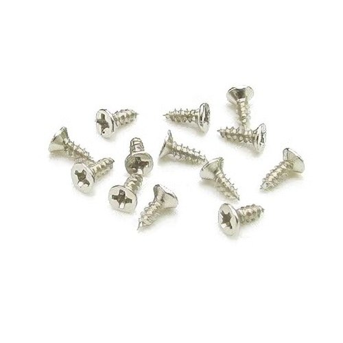 Wkręty stalowe niklowane 2,5x8 mm 50 szt.