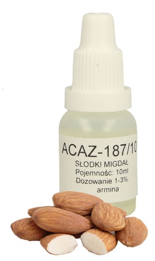 ZAPACH DO ŚWIEC PARAFINY WOSKU SŁODKI MIGDAŁ 10 ML