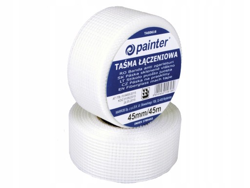 TAŚMA ANTYRYSOWA SIATKA 150MM x 20M DO PŁYT RIGIPS