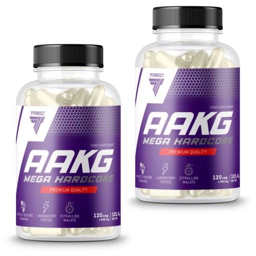 TREC 2X AAKG MEGA HARDCORE 240 +ARGININA CYTRULINA